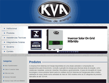 Tablet Screenshot of kvaenergia.com.br